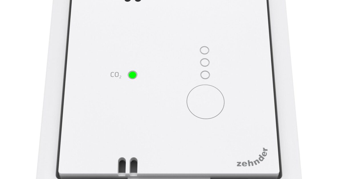 Nieuwe CO2 sensoren van Zehnder | Comfort Home HVAC