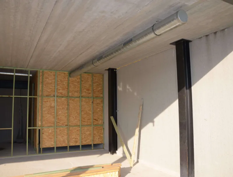 Ventilatiesysteem nieuwbouw kantoor tielt