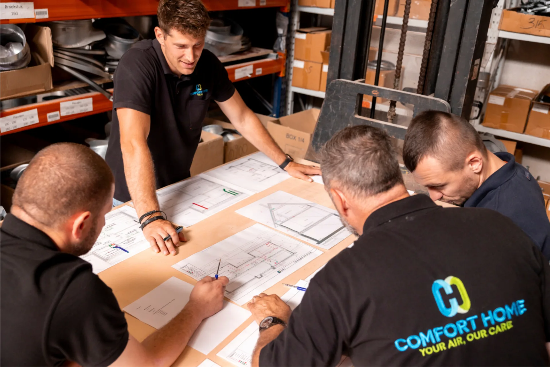 Comfort Home ventilatie installateur projectleiding