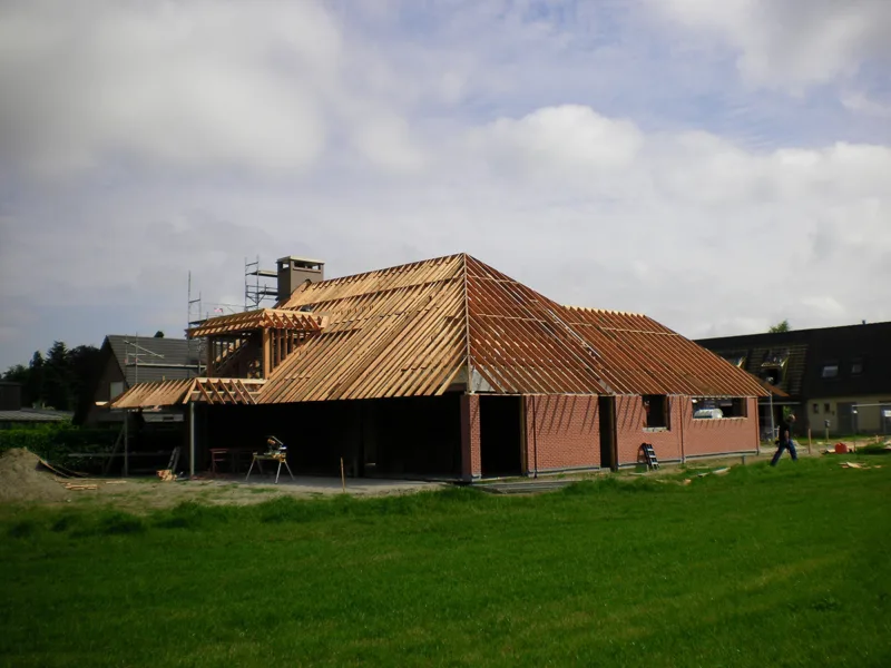 Ventilatie systeem D+ nieuwbouw villa in Pittem