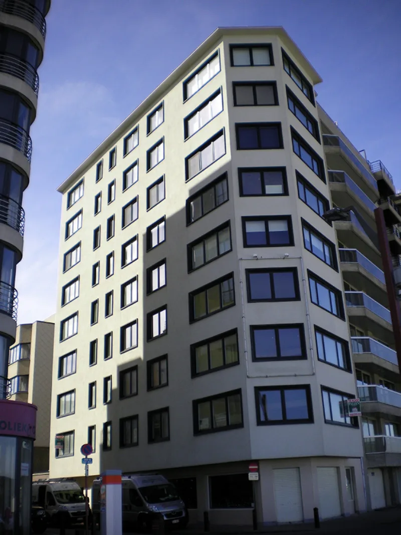 Ventilatiesysteem in een appartementsgebouw